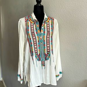 NWT JOHNNY WAS BIYA TALUM TUNIC